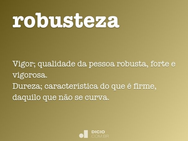 Robusto Significado Portugues