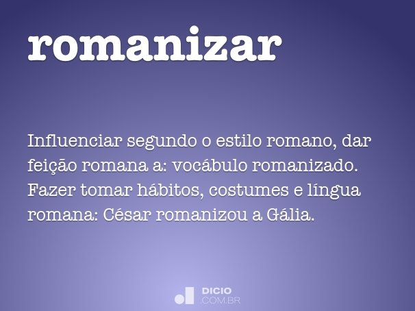 romanizar