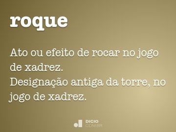 Roque - Dicio, Dicionário Online de Português