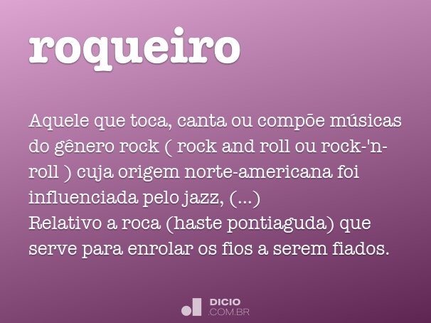 roque - Dicionário Online Priberam de Português