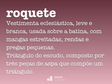 Roqueira - Dicio, Dicionário Online de Português