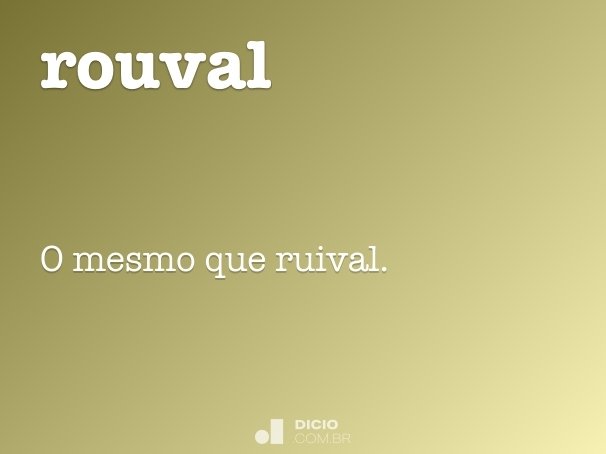 rouval
