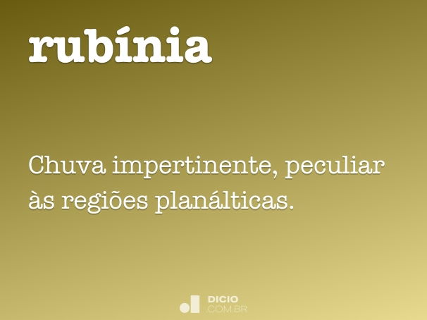 rubínia