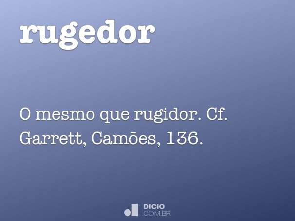 rugedor