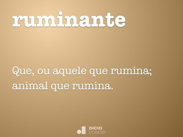 ruminante