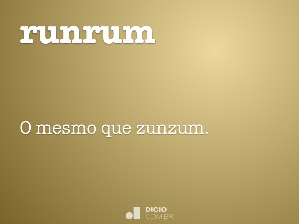 runrum
