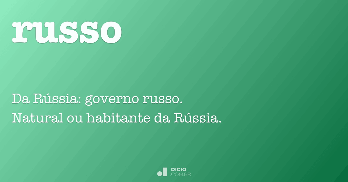 Rusgar - Dicio, Dicionário Online de Português