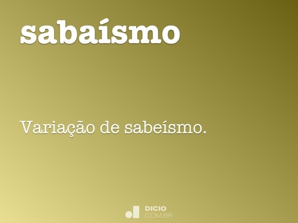 sabaísmo