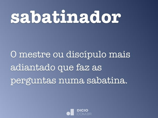 sabatinador