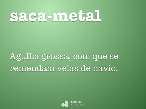 saca-metal