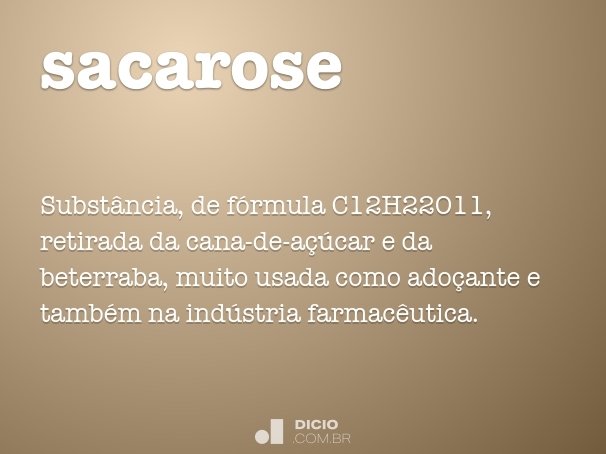 sacarose