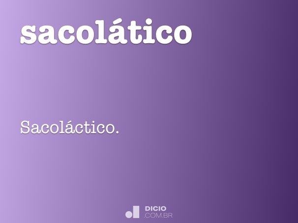 sacolático