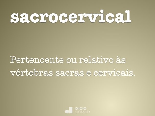 sacrocervical