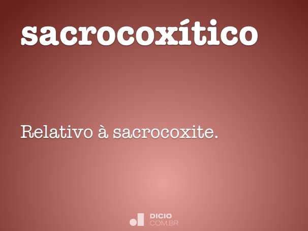 sacrocoxítico