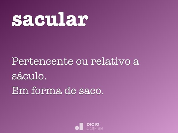 sacular