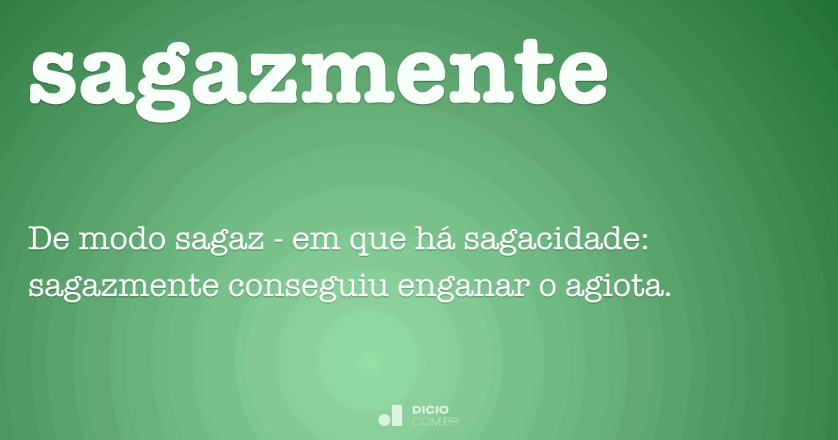 Sagaz - Dicio, Dicionário Online de Português