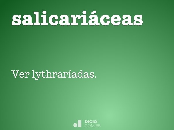 salicariáceas
