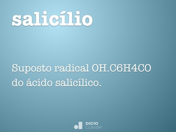 salicílio
