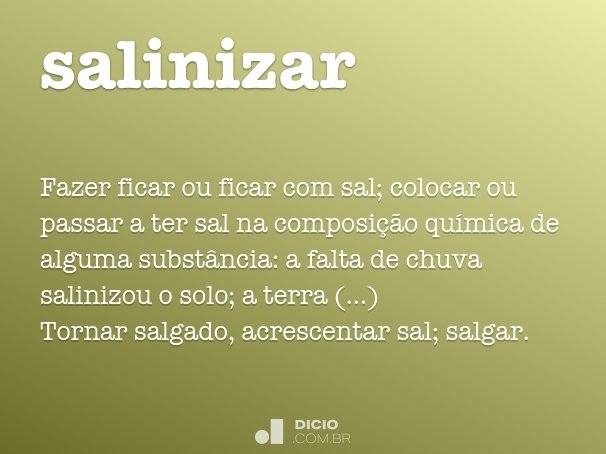 salinizar