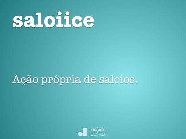 saloiice