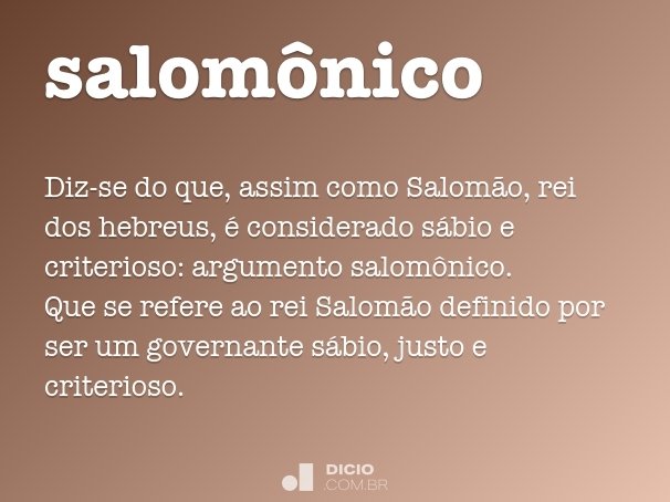 salomônico