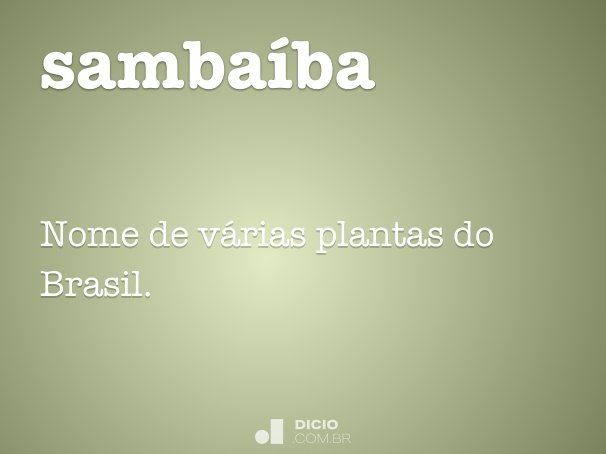 sambaíba