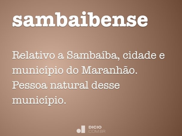 sambaibense