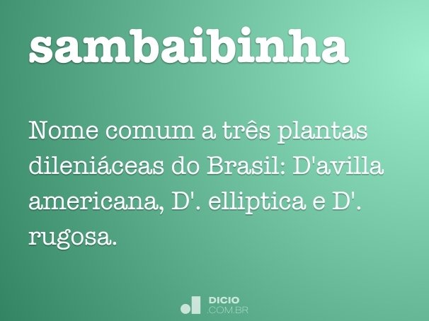 sambaibinha
