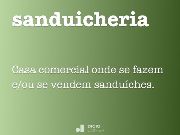 sanduicheria