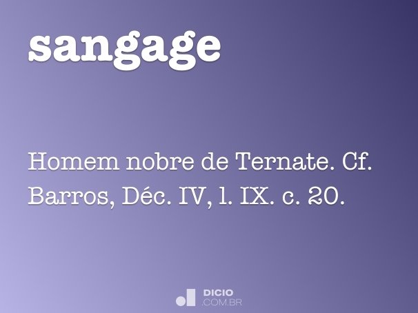sangage