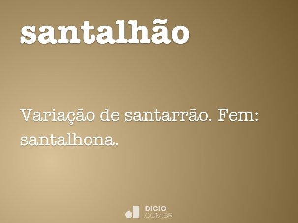 santalhão