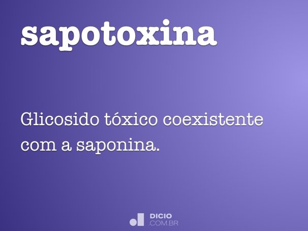 sapotoxina