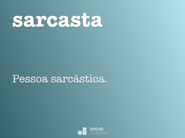 sarcasta