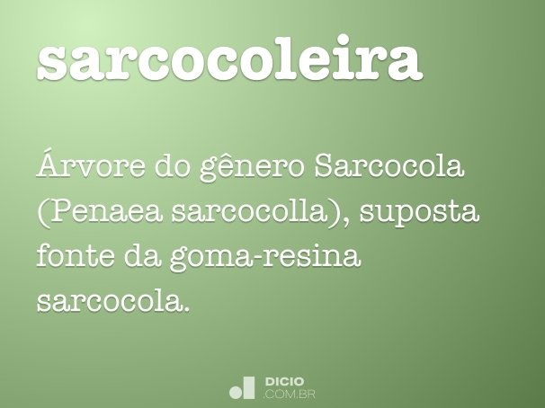 sarcocoleira