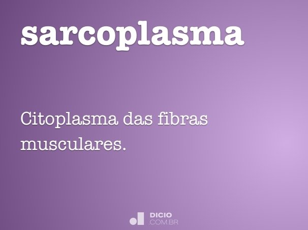 sarcoplasma