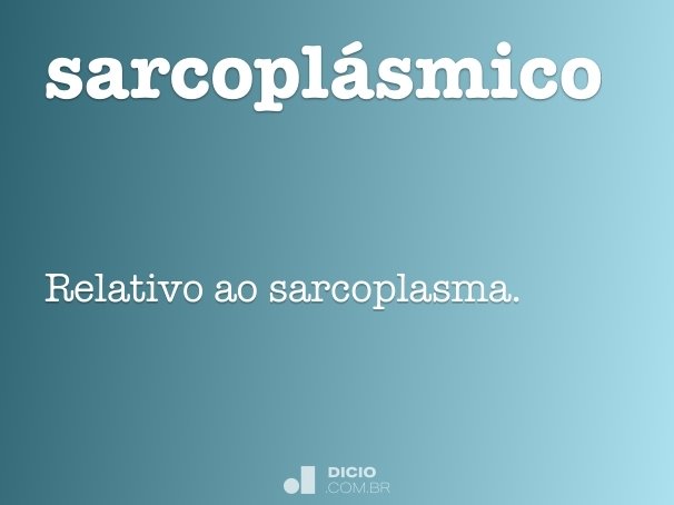 sarcoplásmico