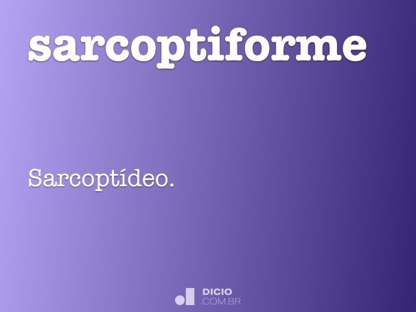 sarcoptiforme