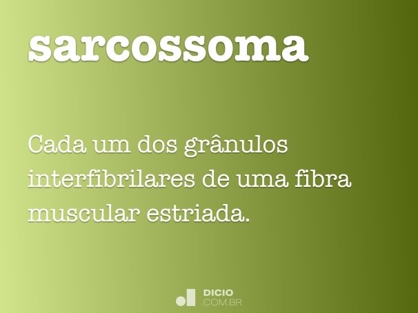 sarcossoma