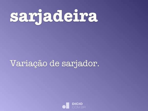 sarjadeira