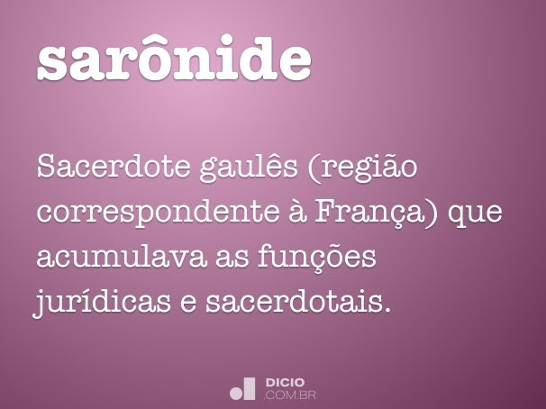 sarônide