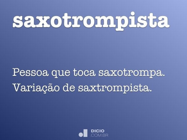 saxotrompista