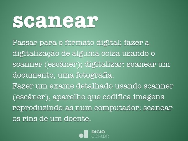 scanear