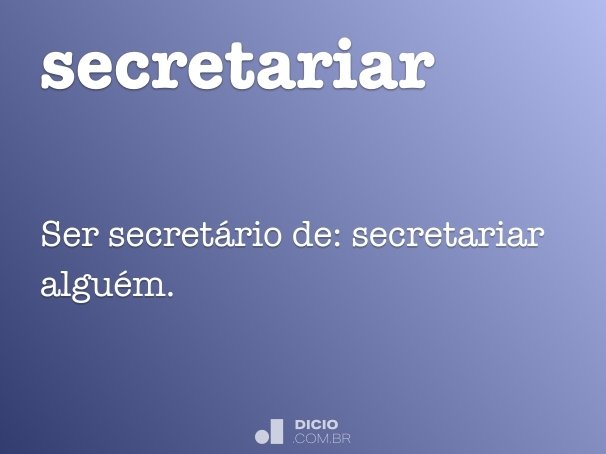 secretariar
