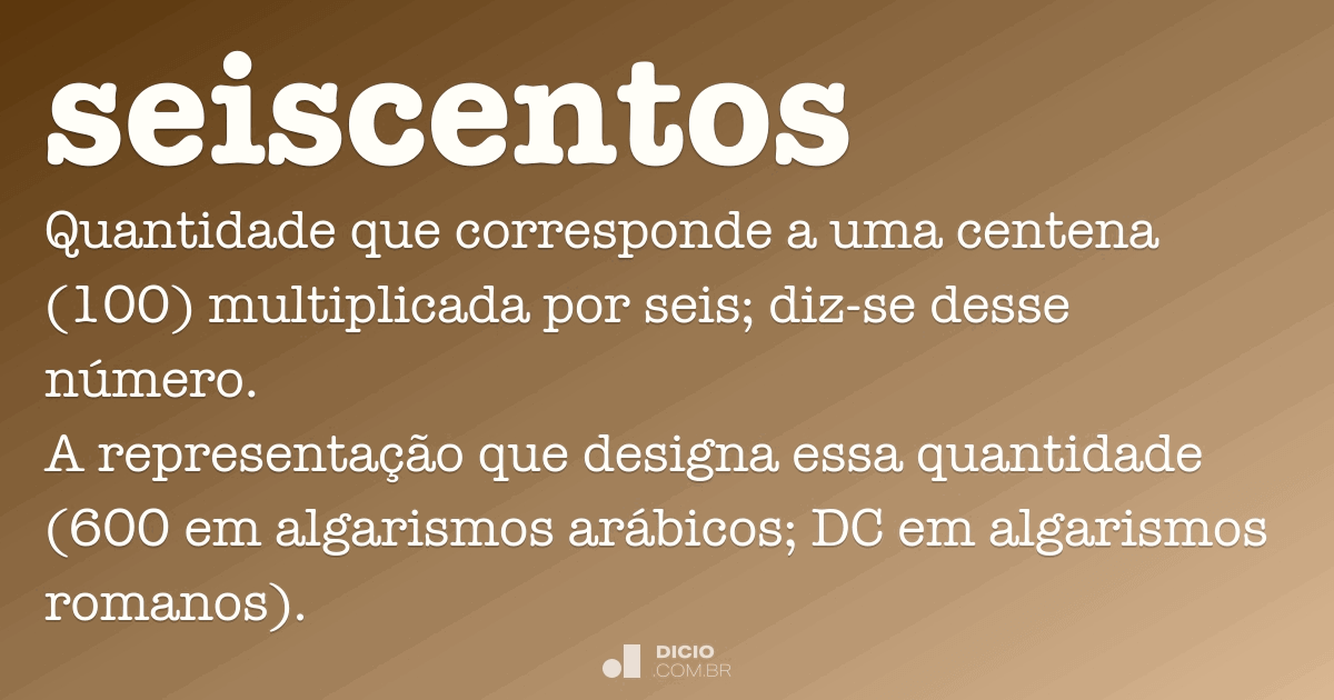 Sessenta - Dicio, Dicionário Online de Português