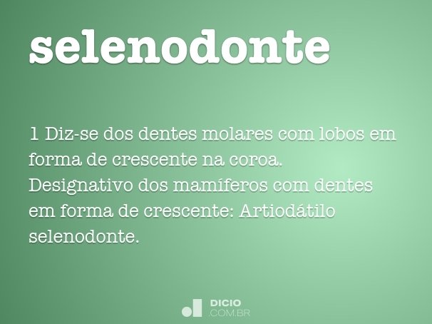 selenodonte