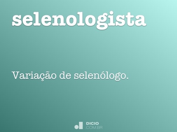 selenologista