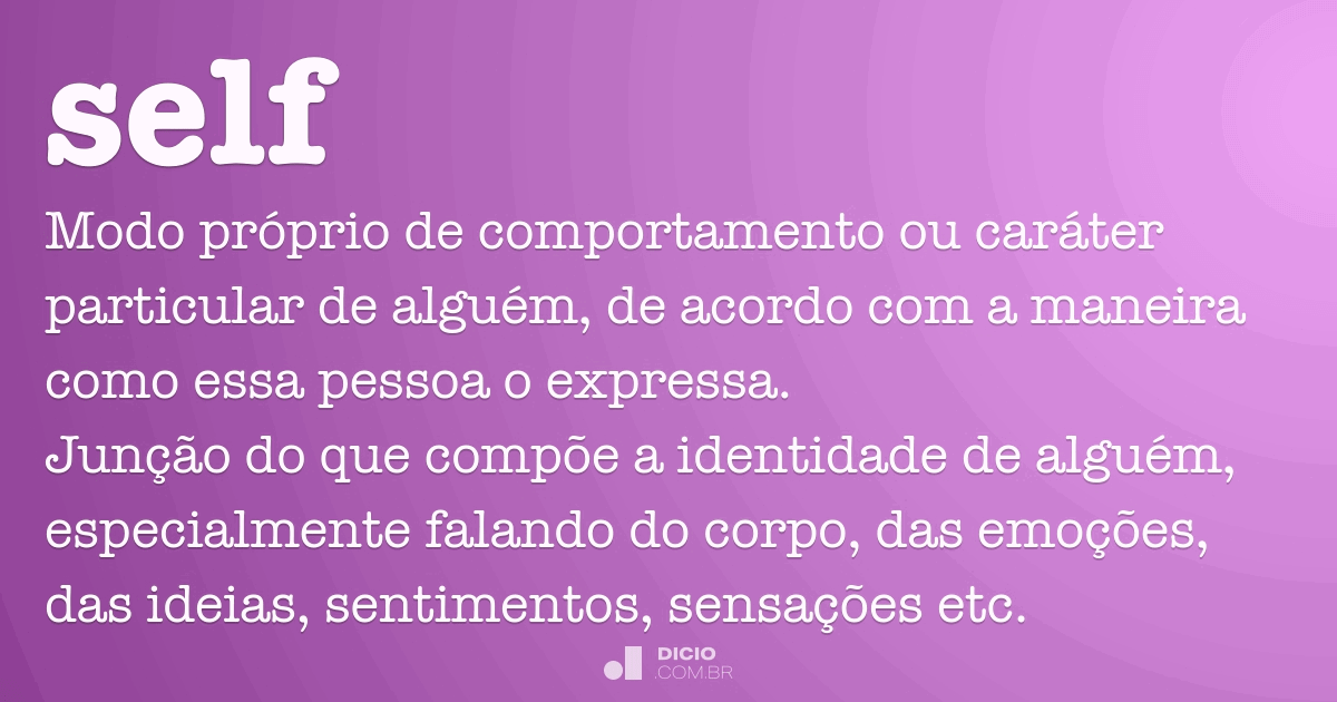 YOURSELF definição e significado