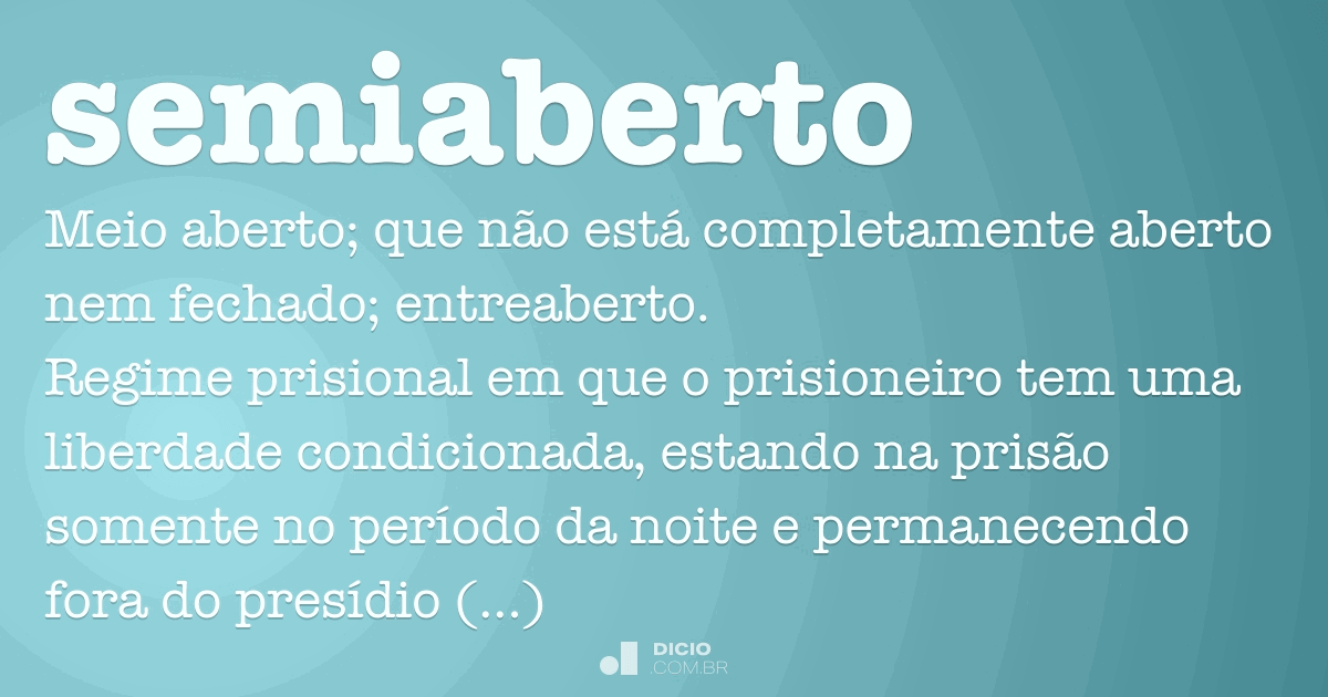 Semiaberto Dicio, Dicionário Online de Português