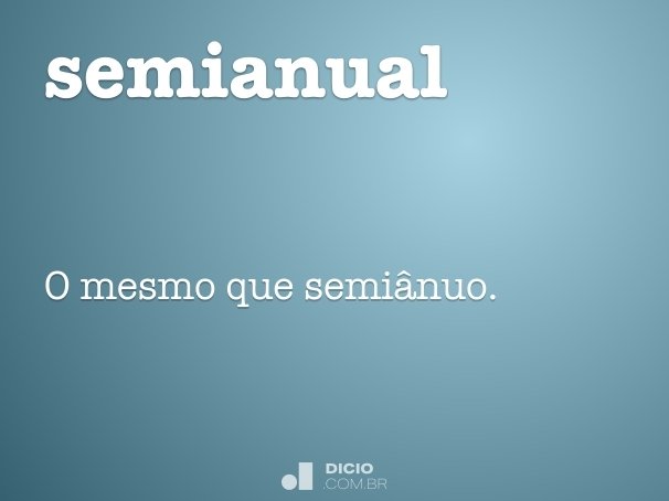 semianual