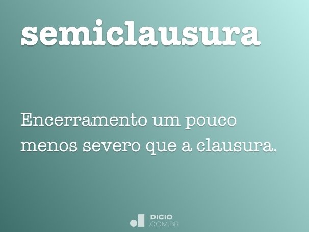 semiclausura
